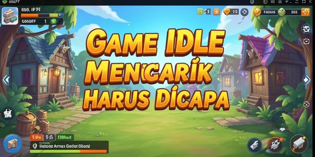 Tampilan gameplay menampilkan keseruan dalam permainan Idle.