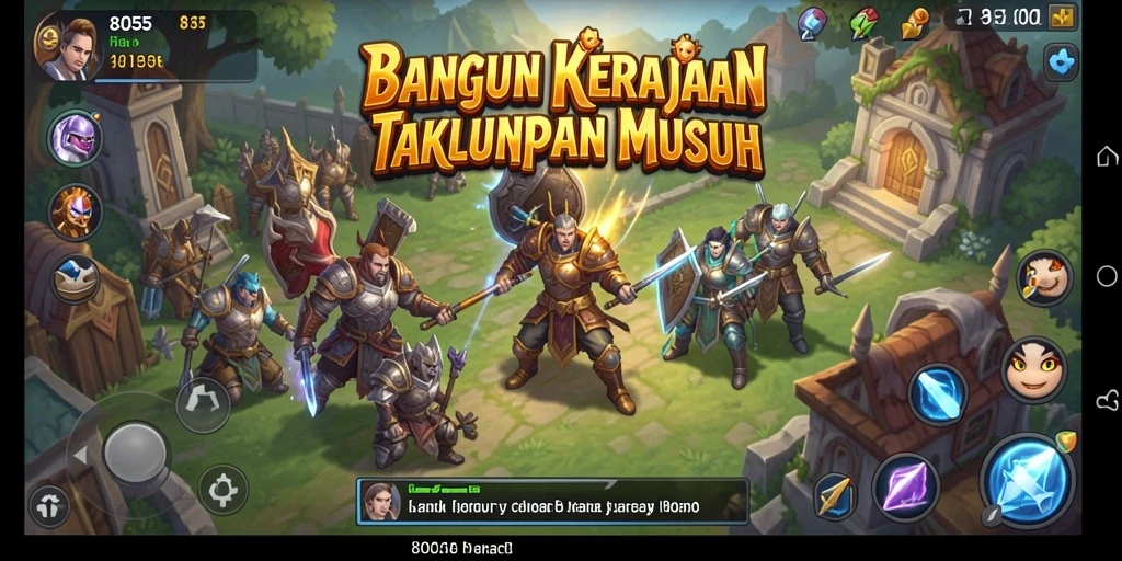 Screenshot gameplay SLG yang menarik dari 8055.