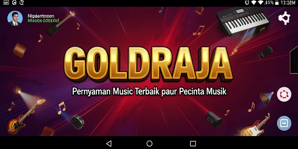 Screenshot gameplay GOLDRAJA menampilkan pengalaman bermain yang menarik dan penuh warna.