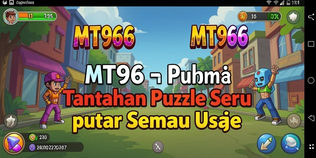 Tangkapan layar gameplay MT966 yang menampilkan tantangan Puzzle menarik.