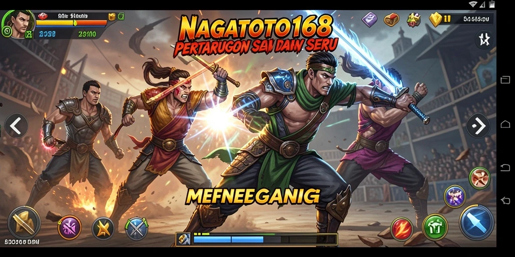Tampilan gameplay NAGATOTO168 yang mendebarkan dan penuh aksi.