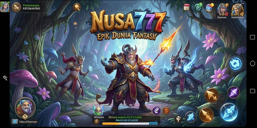 Gameplay menarik dalam NUSA777 menampilkan petualangan RPG yang mendalam.