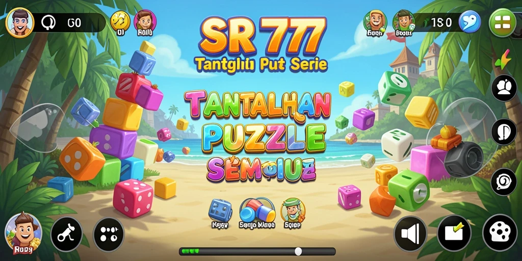 Tampilan gameplay Puzzle yang menarik dari SR777.