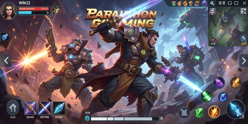 Gameplay seru di WIN33 dengan pertarungan intens.